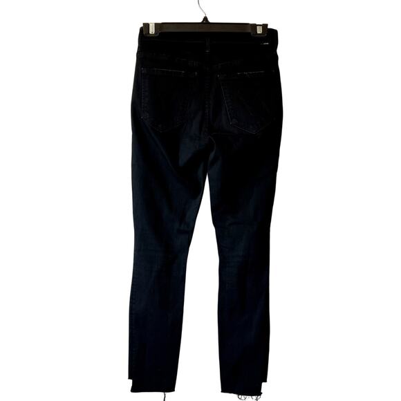 Mother Stunner zip Ankle Step Fray Not Guilty Skinny Jeans Size 26 DR - Picture 3 of 6